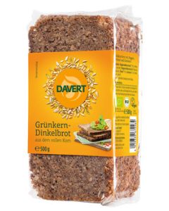 Grünkern-Dinkelbrot, geschnitten