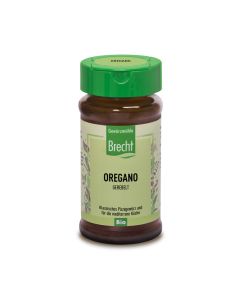 Oregano gerebelt im Glas