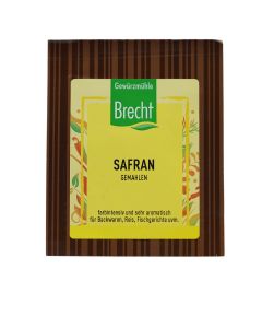 Safran gemahlen im Beutel