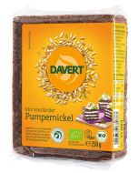 Pumpernickel Brot geschnitten