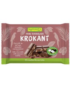 Vollmilch Schokolade mit Mandelkrokant