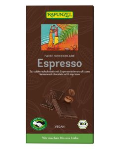 Zartbitterschokolade mit Espresso-Splittern