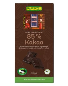 Zartbitter Schokolade 85 %