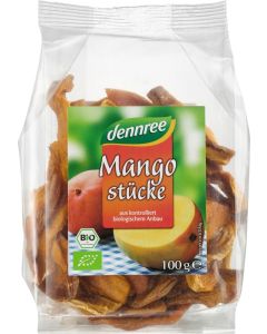 Mangostücke getrocknet