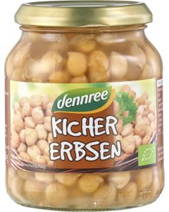 Kichererbsen im Glas