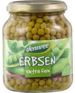 Erbsen im Glas