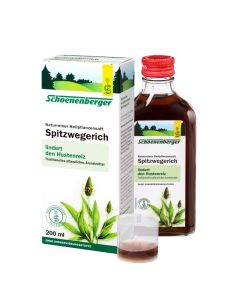 Naturreiner Heilpflanzensaft Spitzwegerich