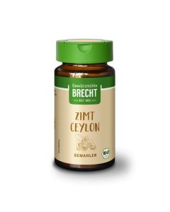 Zimt Ceylon gemahlen im Glas