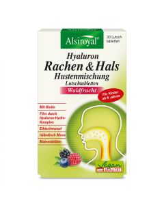 Hyaluron Rachen&Hals 30 Lutschtabletten Waldfrucht