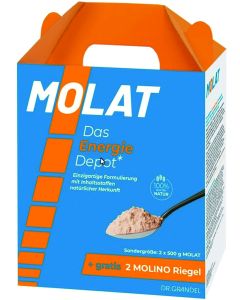 MOLAT Doppelpack + gratis 2 MOLINO-Riegel
