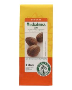 Muskatnuss, ganz, 3er
