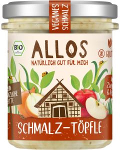 Schmalz-Töpfle mit Zwiebeln und Äpfeln