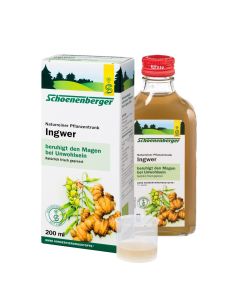 Naturreiner Heilpflanzensaft Ingwer